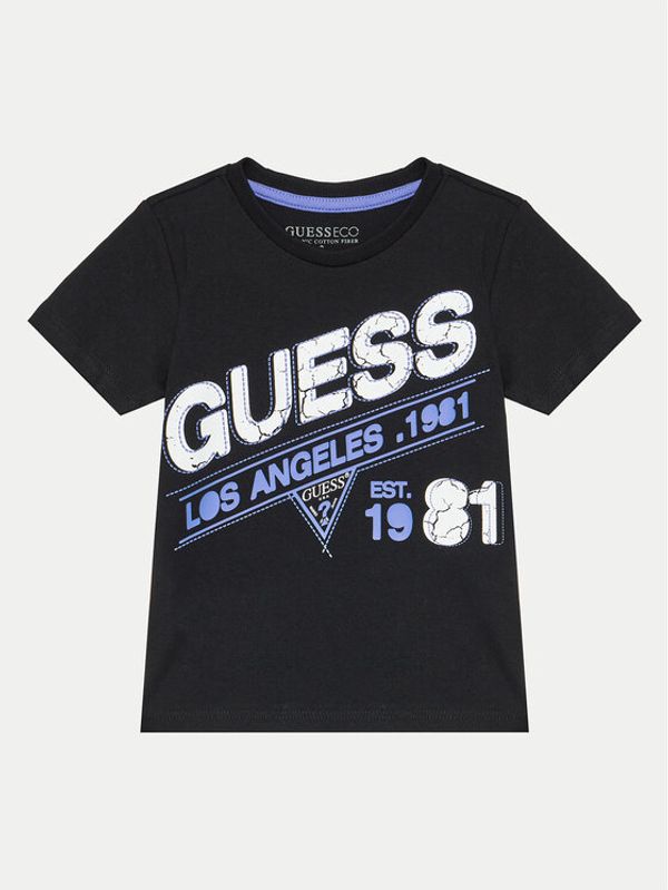 Guess Guess Majica N4BI10 I3Z14 Črna Regular Fit