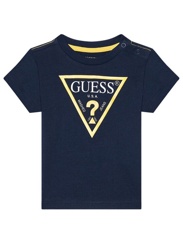 Guess Guess Majica N73I55 K8HM0 Mornarsko modra Regular Fit