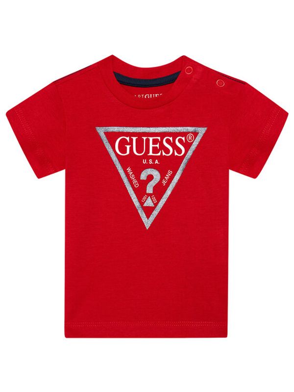 Guess Guess Majica N73I55 K8HM0 Rdeča Regular Fit