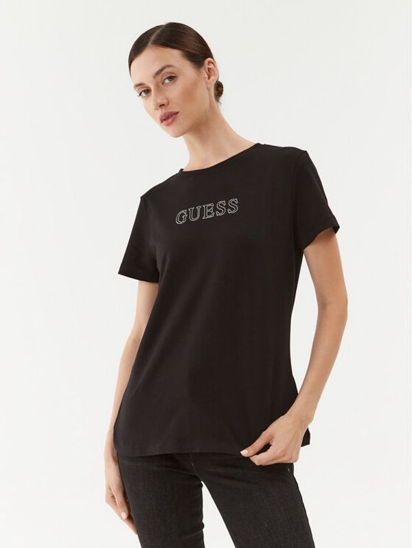 Guess Guess Majica V3BI11 J1314 Črna Regular Fit