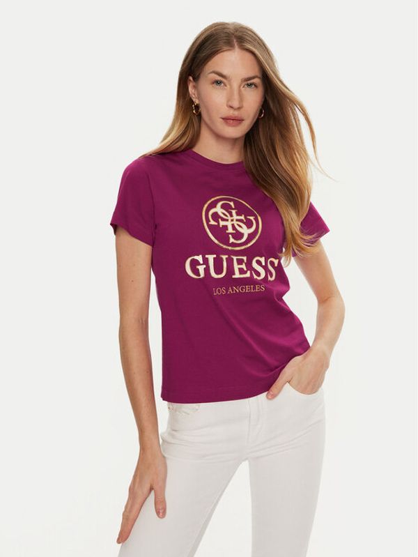 Guess Guess Majica V4BI00 I3Z14 Roza Regular Fit