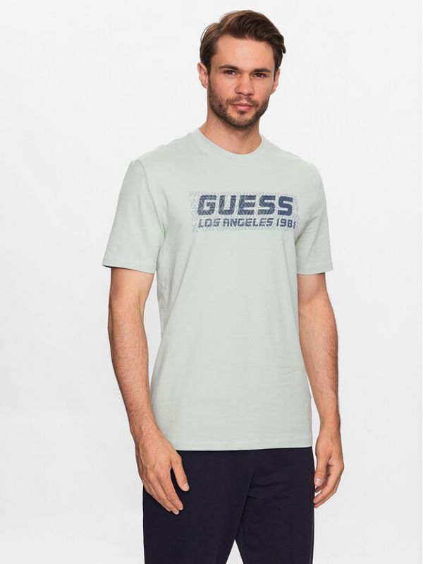 Guess Guess Majica Z3YI03 J1314 Modra Slim Fit