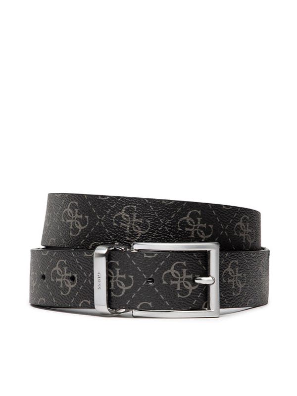 Guess Guess Moški pas Vezzola Belts BM7541 LEA35 Črna