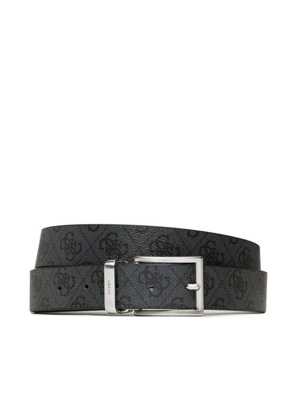Guess Guess Moški pas Vezzola Belts BM7541 LEA35 Črna
