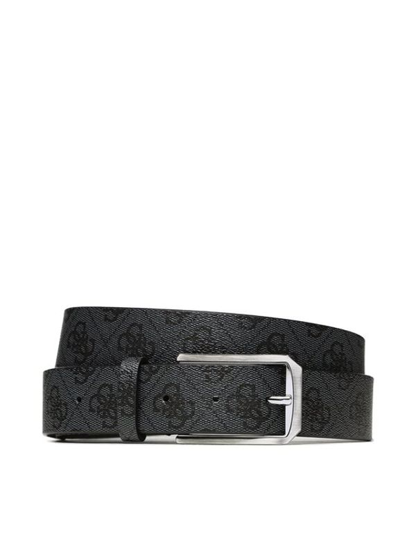 Guess Guess Moški pas Vezzola Belts BM7719 VIN35 Črna