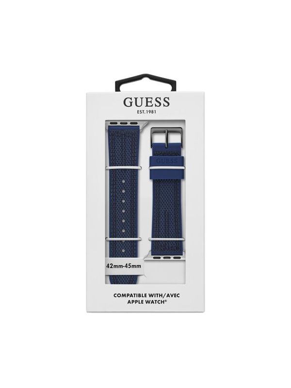 Guess Guess Nadomestni trak za Apple Watch CS3003S3 Mornarsko modra