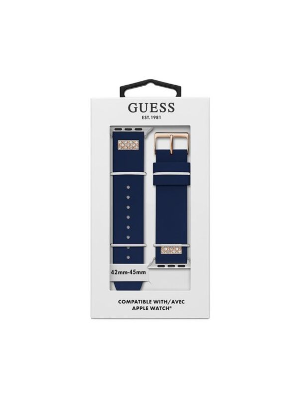 Guess Guess Nadomestni trak za Apple Watch CS3004S3 Mornarsko modra