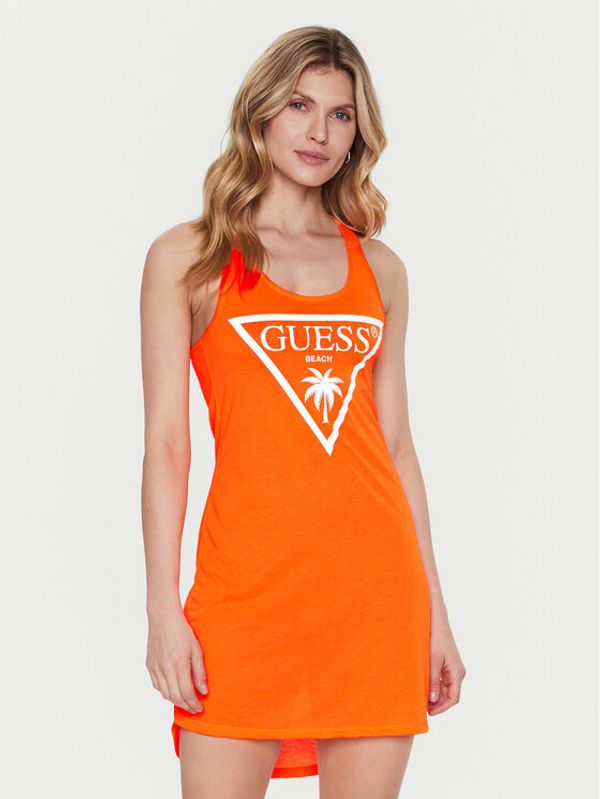 Guess Guess Obleka za na plažo E3GP03 KB9I0 Oranžna Regular Fit