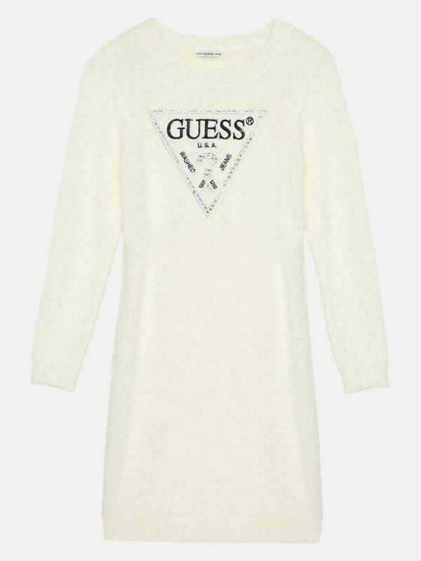 Guess Guess Pletena obleka J4BK11 Z3K20 Écru Regular Fit