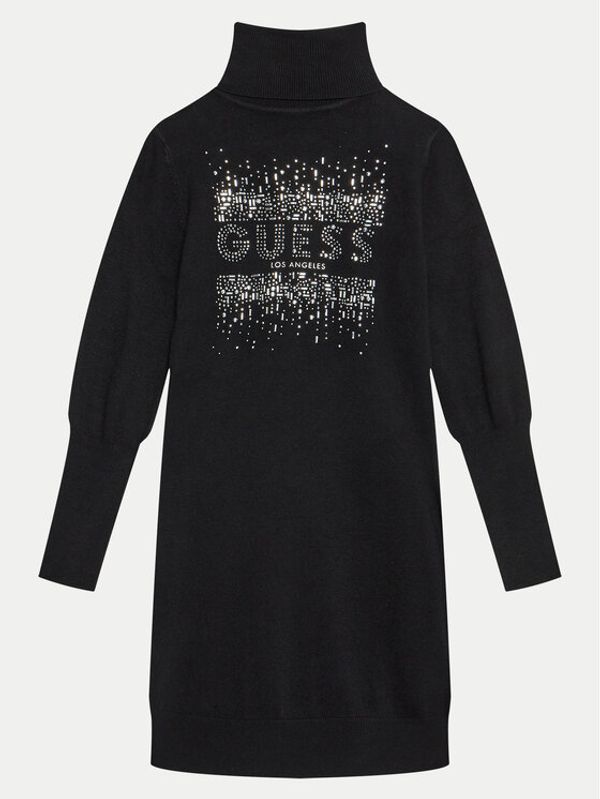 Guess Guess Pletena obleka J4BK13 Z2NQ2 Črna Comfort Fit