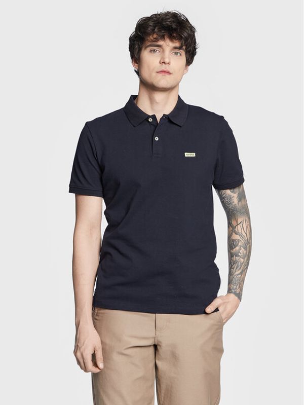 Guess Guess Polo majica Lyle M3GP60 K7O64 Mornarsko modra Slim Fit