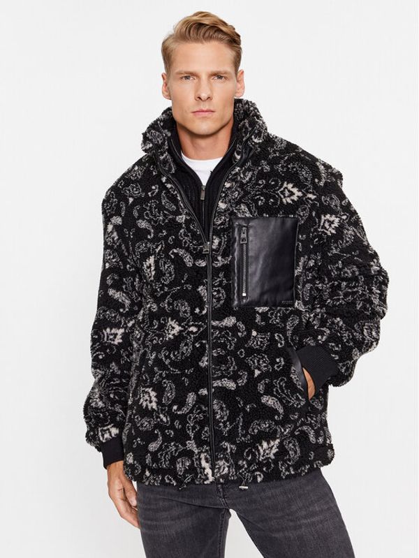 Guess Guess Prehodna jakna M3BL16 WFSH2 Črna Regular Fit