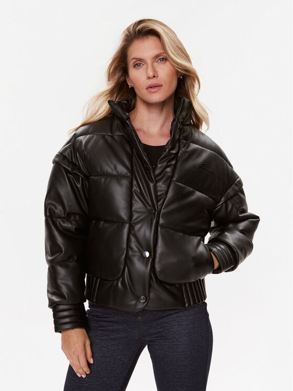 Guess Guess Puhovka Ivana W3BL12 WFSP0 Črna Regular Fit