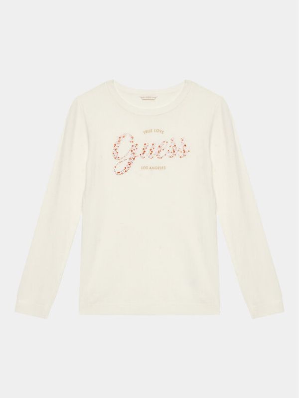 Guess Guess Pulover J3YR05 Z2NQ2 Écru Regular Fit