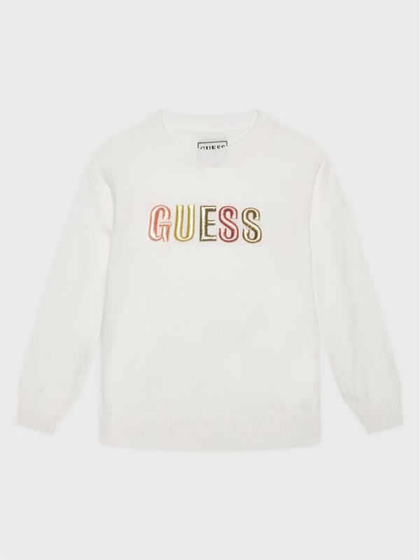 Guess Guess Pulover K3GR00 Z36I0 Bela Regular Fit