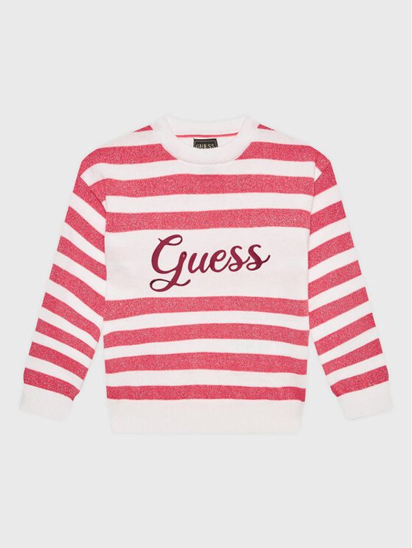 Guess Guess Pulover K3RR01 Z2NN0 Roza Regular Fit