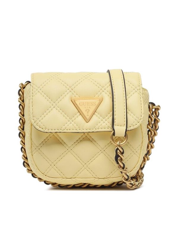 Guess Guess Ročna torba Giully (QA) Mini Bags HWQA87 48730 Rumena