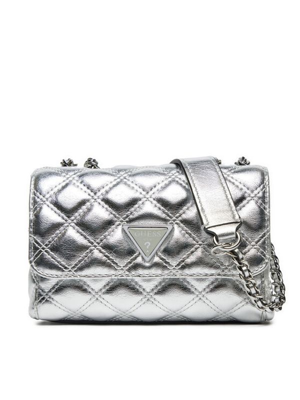 Guess Guess Ročna torba Giully (QV) Mini-Bags HWQV87 48740 Srebrna