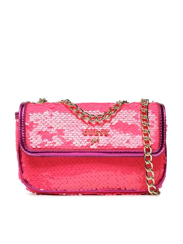 Guess Guess Ročna torba Mini Crossbody Bag J3GZ12 WFHI0 Roza