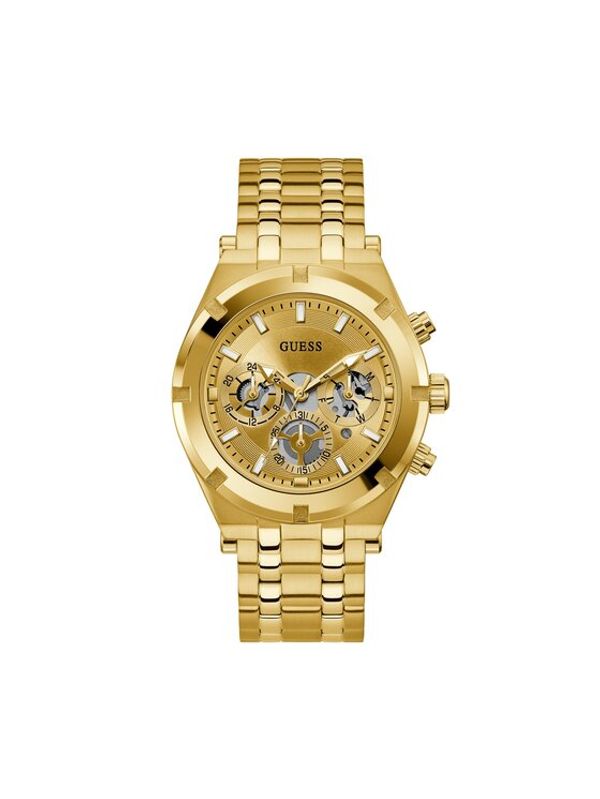 Guess Guess Ročna ura Continental GW0260G4 Zlata