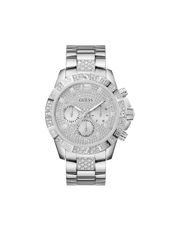 Guess Guess Ročna ura GW0796G1 Srebrna