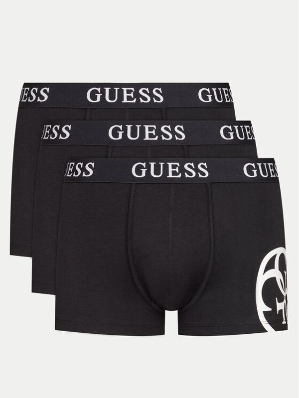 Guess Guess Set 3 parov boksaric Placed Logo U4RG04 K6YW0 Črna