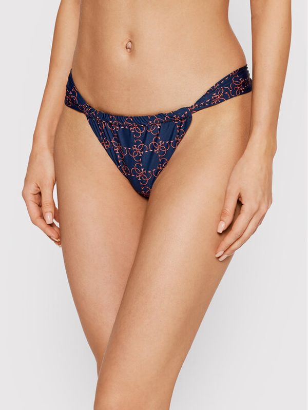 Guess Guess Spodnji del bikini E2GO18 MC04R Mornarsko modra