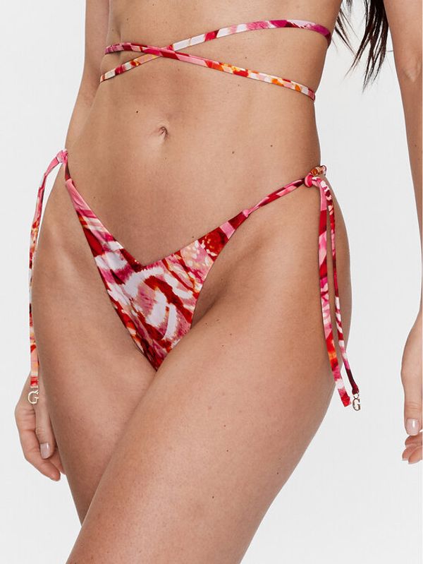 Guess Guess Spodnji del bikini E3GO03 MC04R Roza