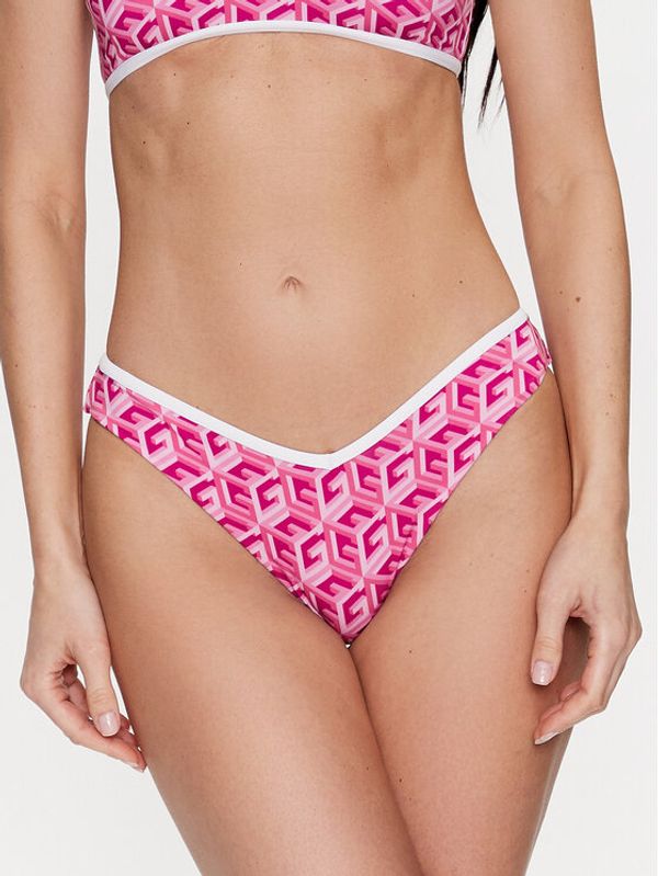 Guess Guess Spodnji del bikini E3GO16 MC045 Roza