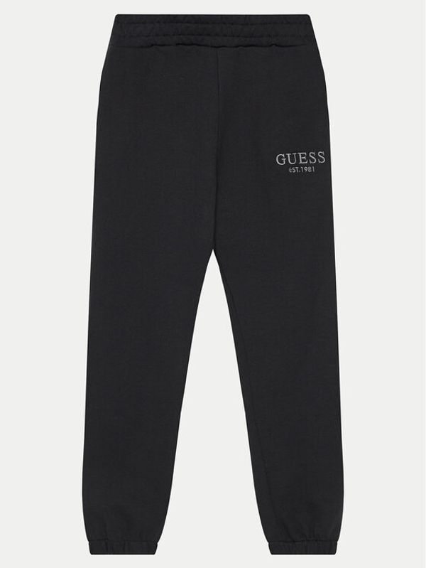 Guess Guess Spodnji del trenirke L4BQ15 KAV33 Črna Regular Fit