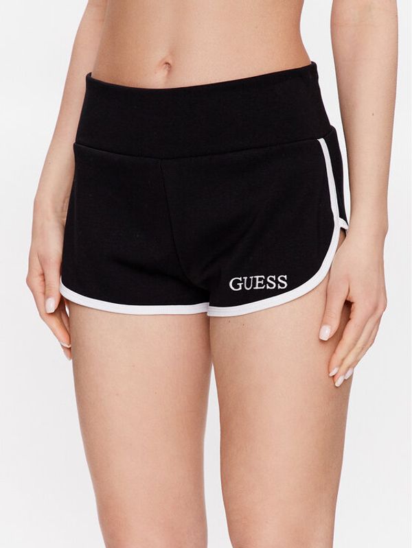 Guess Guess Športne kratke hlače E3GD05 KBP41 Črna Regular Fit