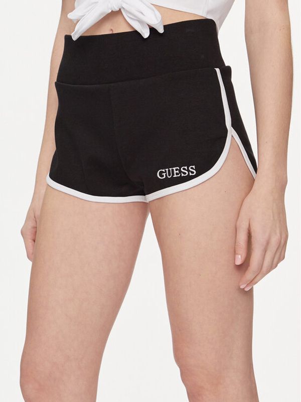 Guess Guess Športne kratke hlače E4GD04 KBP41 Črna Relaxed Fit