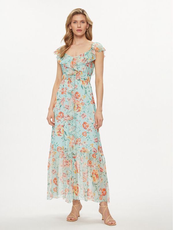 Guess Guess Vsakodnevna obleka Elide W4GK37 WE550 Pisana Regular Fit