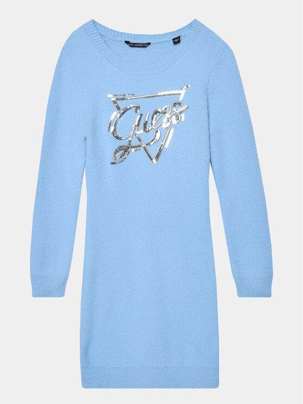 Guess Guess Vsakodnevna obleka J3BK08 Z2YA0 Modra Regular Fit