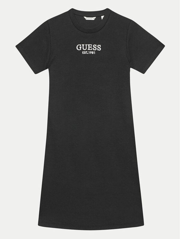 Guess Guess Vsakodnevna obleka J4YK31 KBZP4 Črna Slim Fit