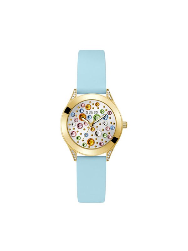 Guess Guess Ženska ročna ura Mini Wonderlust GW0678L1 Zlata