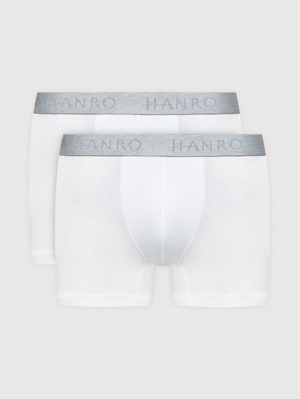Hanro Hanro Set 2 parov boksaric Essentials 3078 Bela