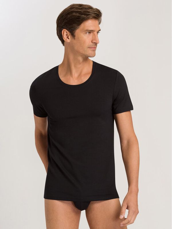 Hanro Hanro Spodnja majica 73088 Črna Slim Fit