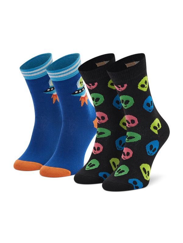Happy Socks Happy Socks Otroške visoke nogavice KALN02-9300 Pisana