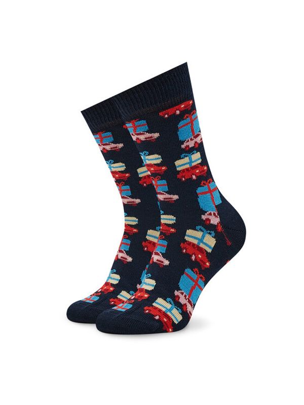 Happy Socks Happy Socks Otroške visoke nogavice KHDS01-6500 Mornarsko modra