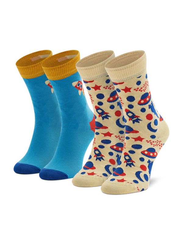 Happy Socks Happy Socks Otroške visoke nogavice KISP02-2200 Pisana