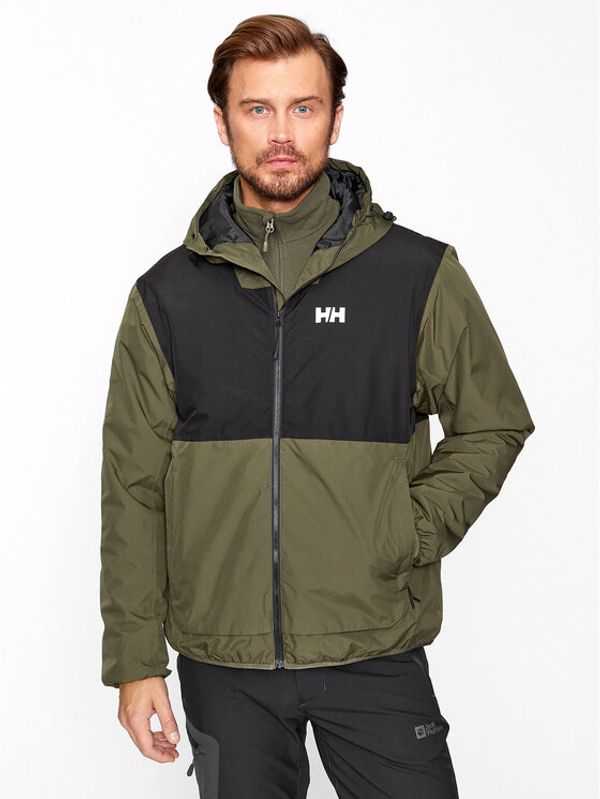 Helly Hansen Helly Hansen Dežna jakna Ervik Ins 53983 Khaki Regular Fit