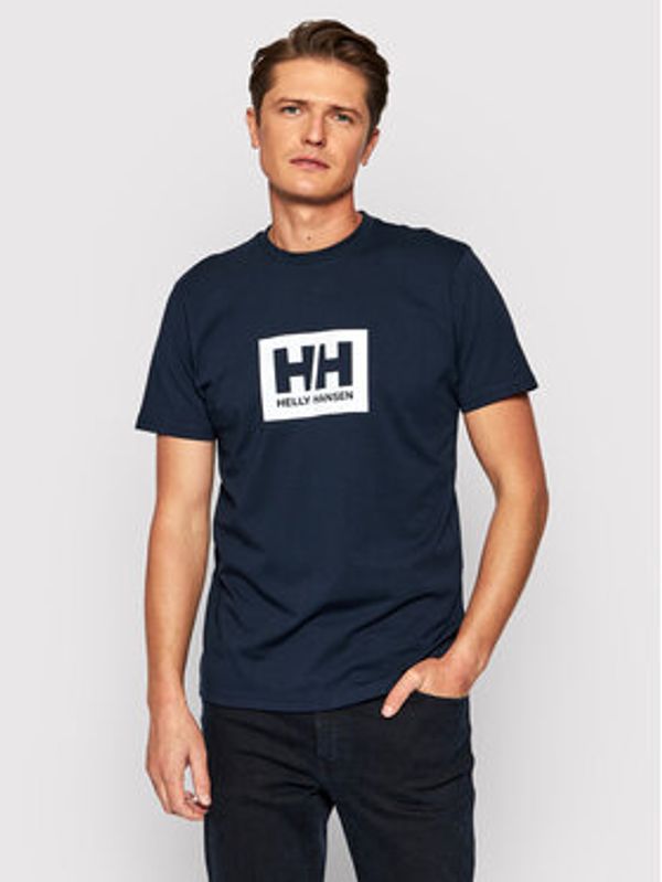 Helly Hansen Helly Hansen Majica Box 53285 Mornarsko modra Regular Fit
