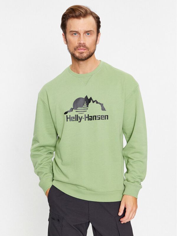 Helly Hansen Helly Hansen Jopa Yu Crew Sweater 2.0 53891 Zelena Regular Fit