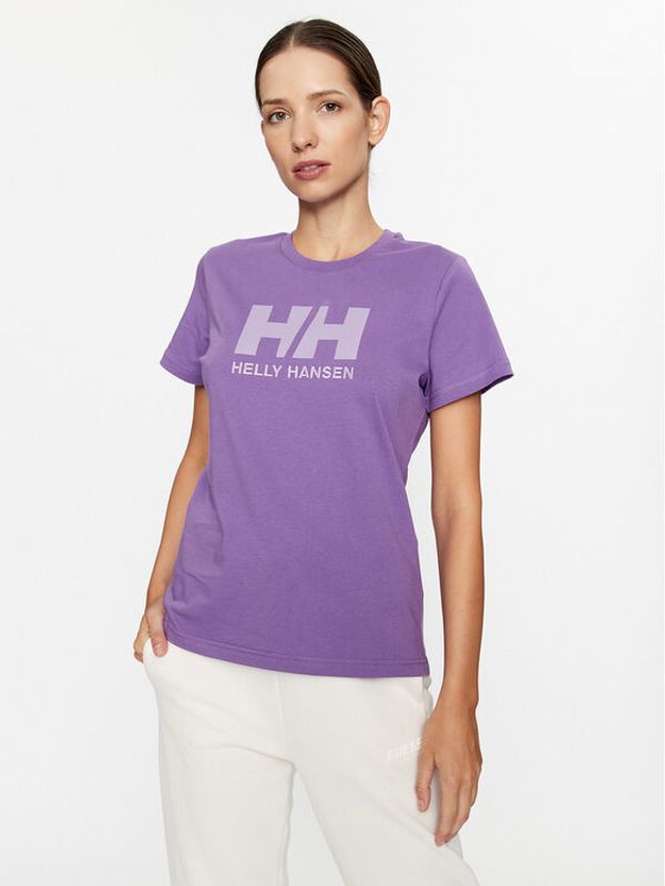 Helly Hansen Helly Hansen Majica Logo 34112 Vijolična Regular Fit
