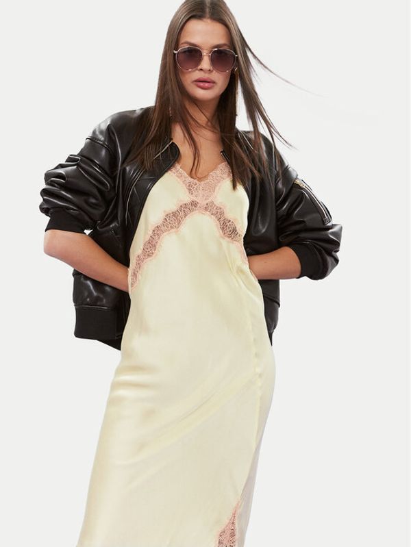 Herskind Herskind Cocktail obleka Jonathan 5172370 Rumena Regular Fit