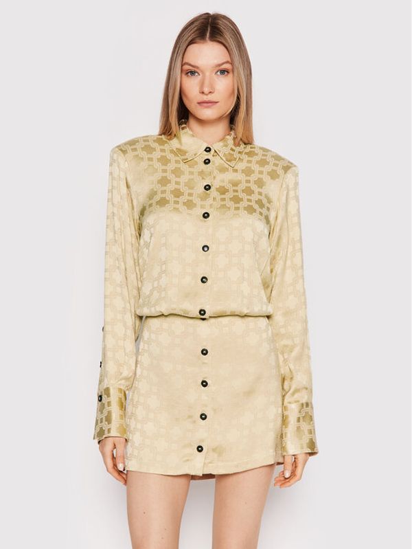 Herskind Herskind Srajčna obleka Bree 4426876 Zlata Regular Fit