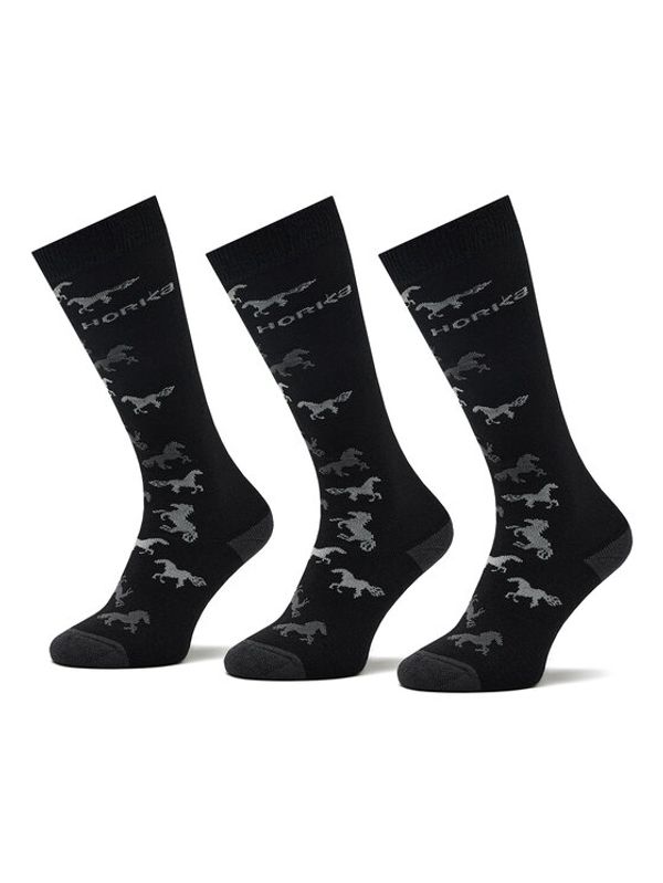 Horka Horka Visoke nogavice Unisex Riding Socks 145450-0000-0203 Črna