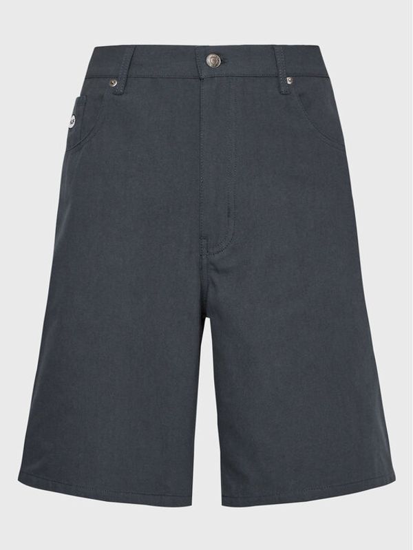 HUF HUF Kratke hlače iz tkanine Workman Short PT00268 Mornarsko modra Regular Fit