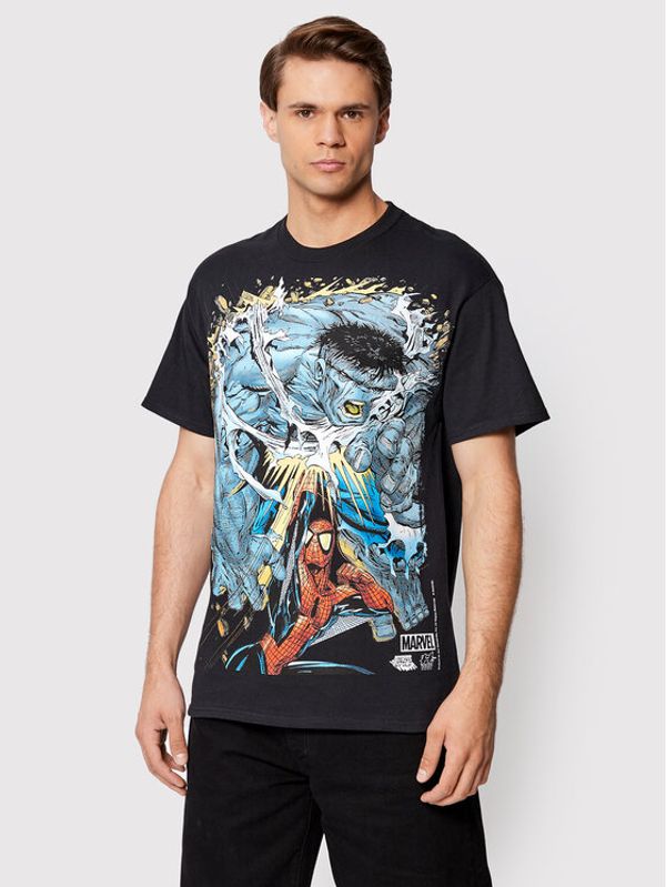 HUF HUF Majica MARVEL Battle TS01976 Črna Regular Fit